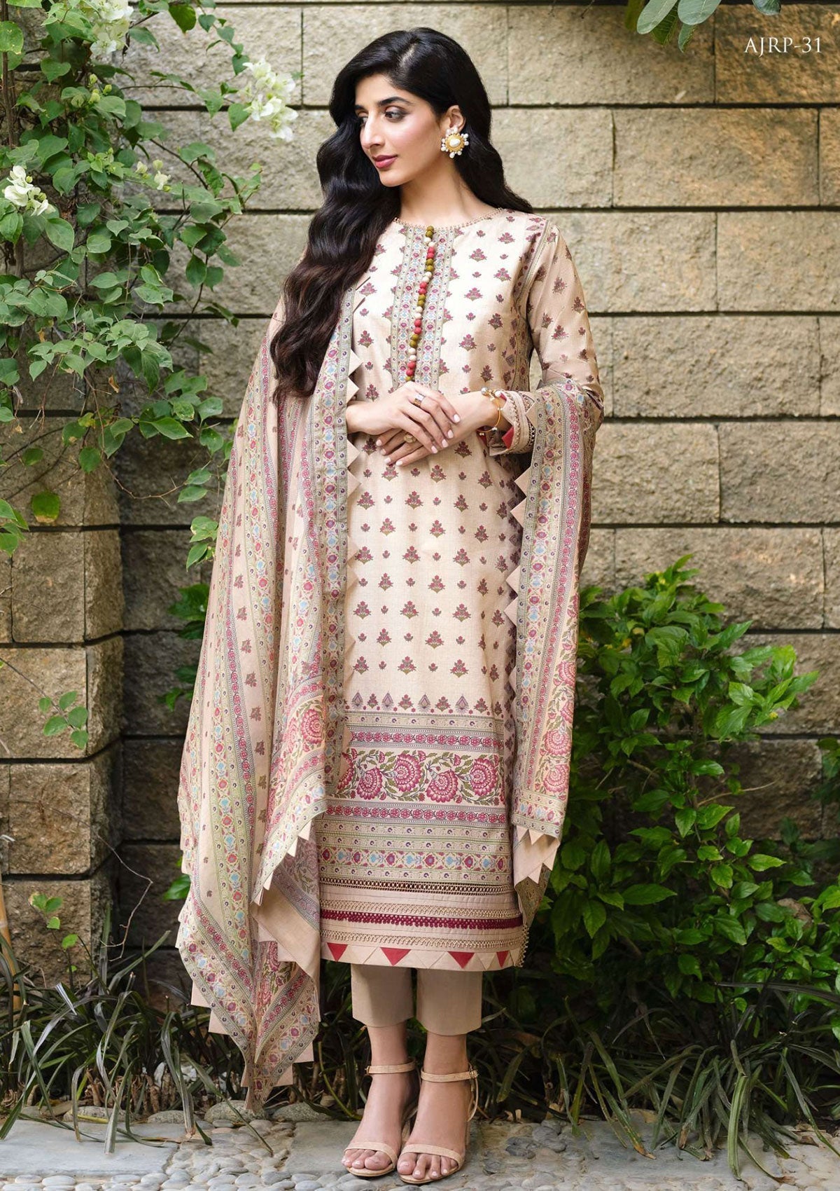 Lawn Collection - Asim Jofa - Rania - AJRP#31 available at Saleem Fabrics Traditions