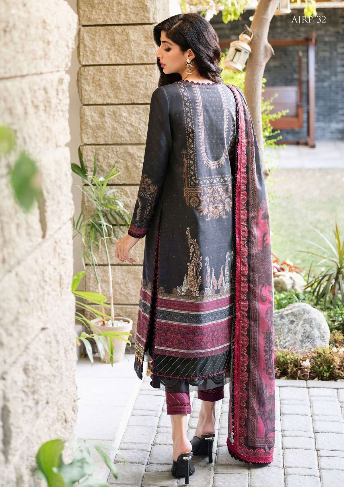 Lawn Collection - Asim Jofa - Rania - AJRP#32 available at Saleem Fabrics Traditions
