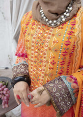 Lawn Collection - Dua - Gul-e-Zar - D#7 available at Saleem Fabrics Traditions