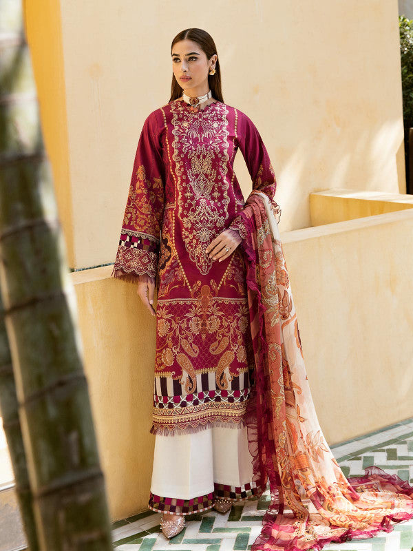 Lawn Collection - Gulaal - Volume 01 - D#05 - Taaliah available at Saleem Fabrics Traditions