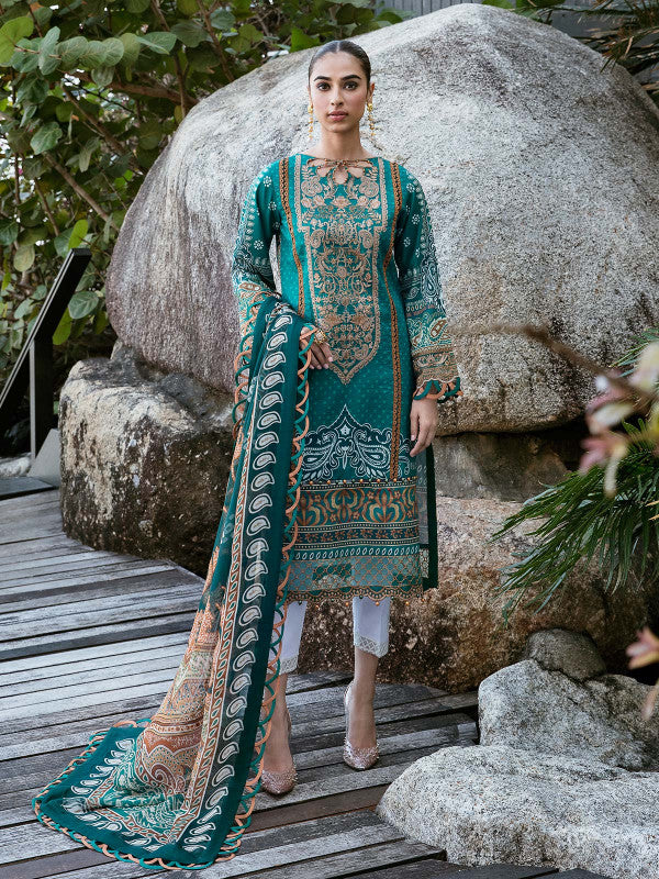 Lawn Collection - Gulaal - Volume 01 - D#07 - Neena available at Saleem Fabrics Traditions