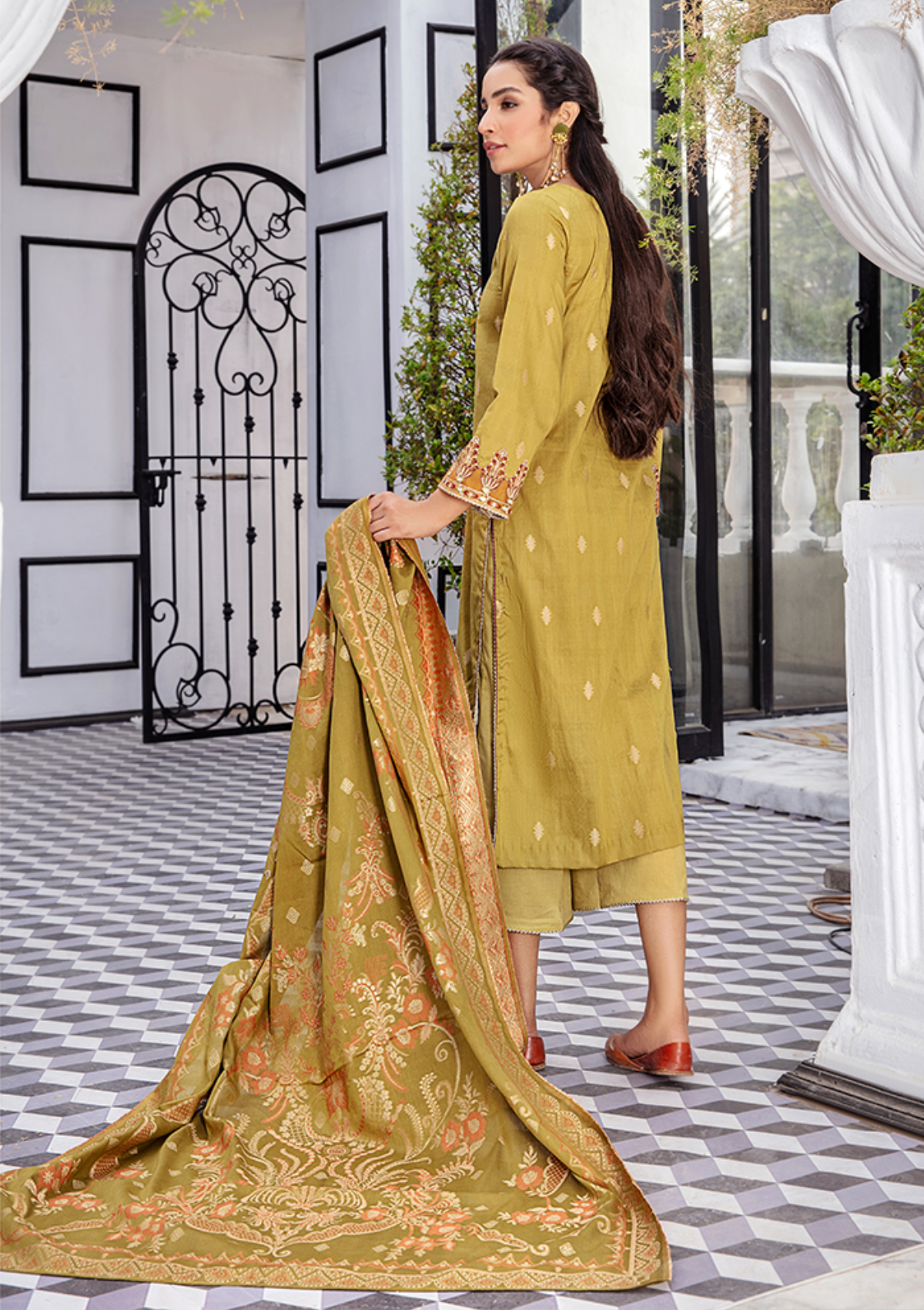 Lawn Collection - Humdum - Kalam - HK#03 available at Saleem Fabrics Traditions