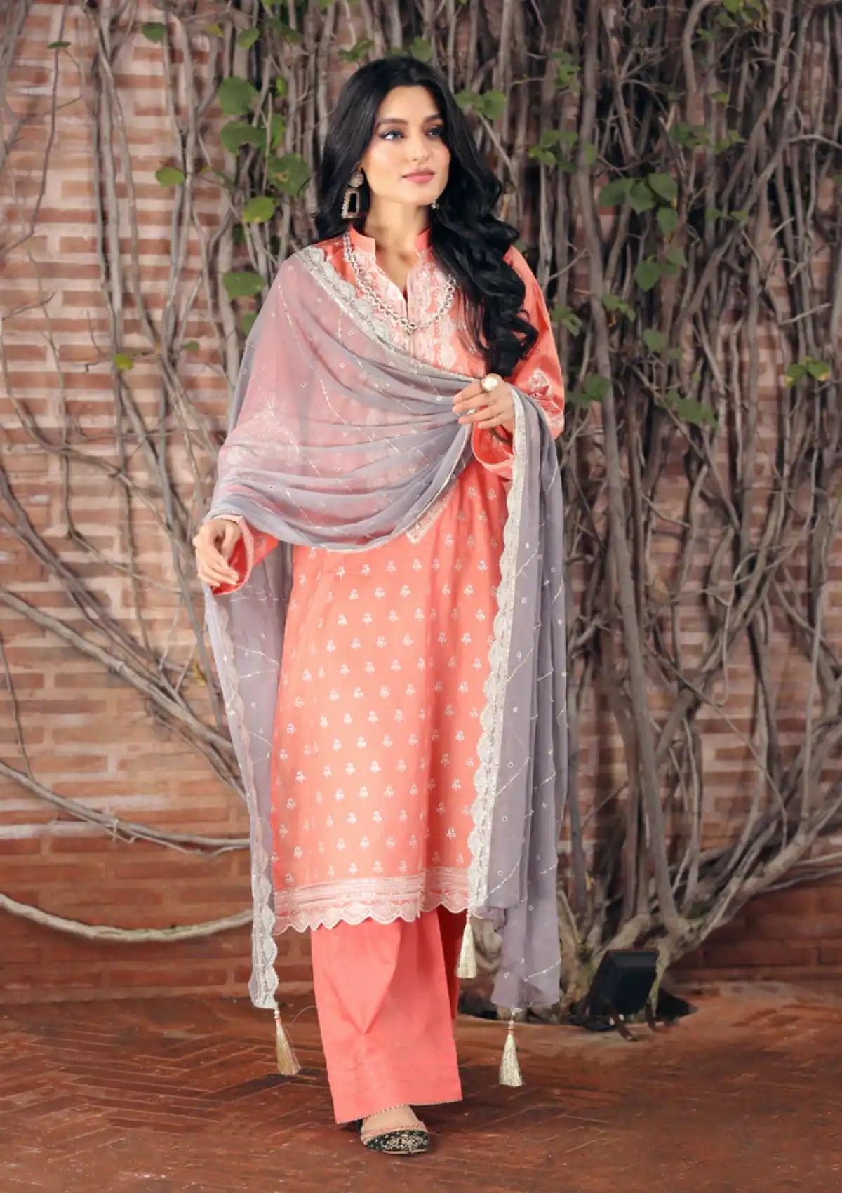 Lawn Collection - Lakhany - Spring - V02 - SEC#3025 available at Saleem Fabrics Traditions