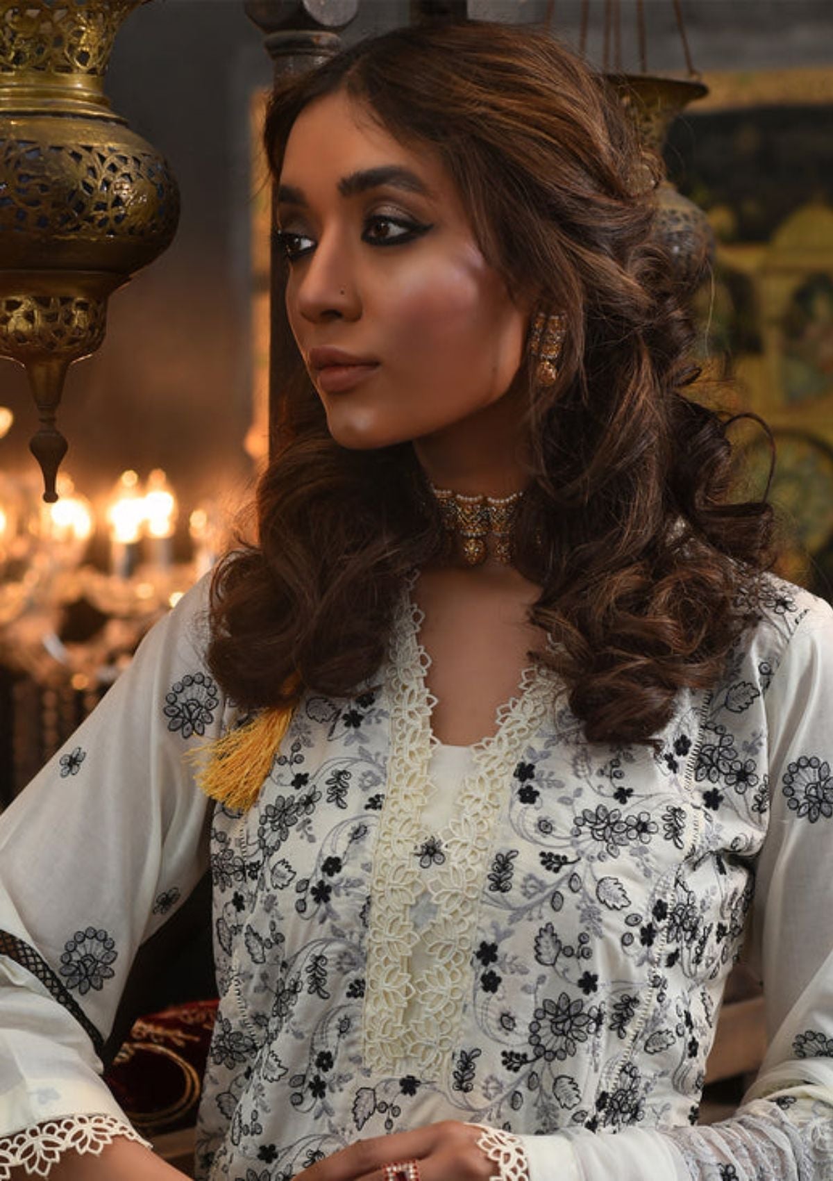 Lawn Collection - Mahunur - Luxury - MHR#03 available at Saleem Fabrics Traditions