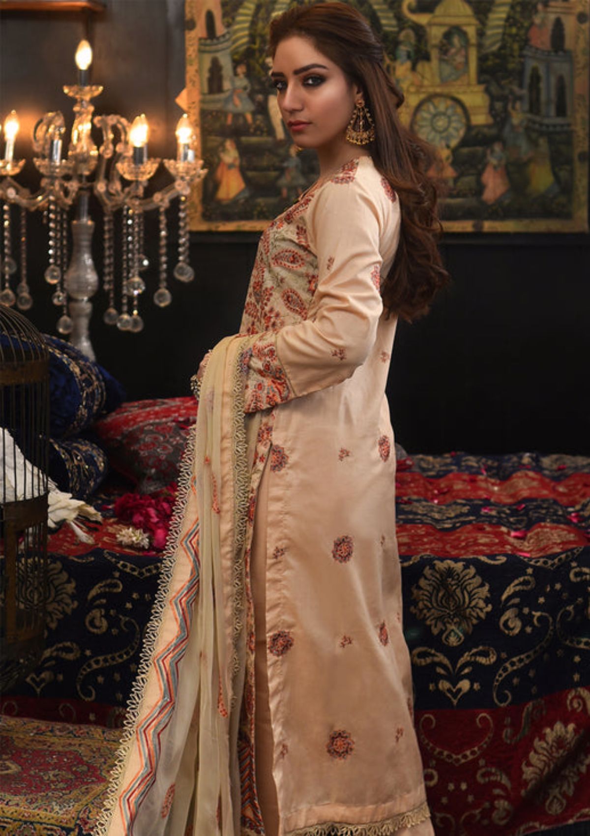 Lawn Collection - Mahunur - Luxury - MHR#09 available at Saleem Fabrics Traditions