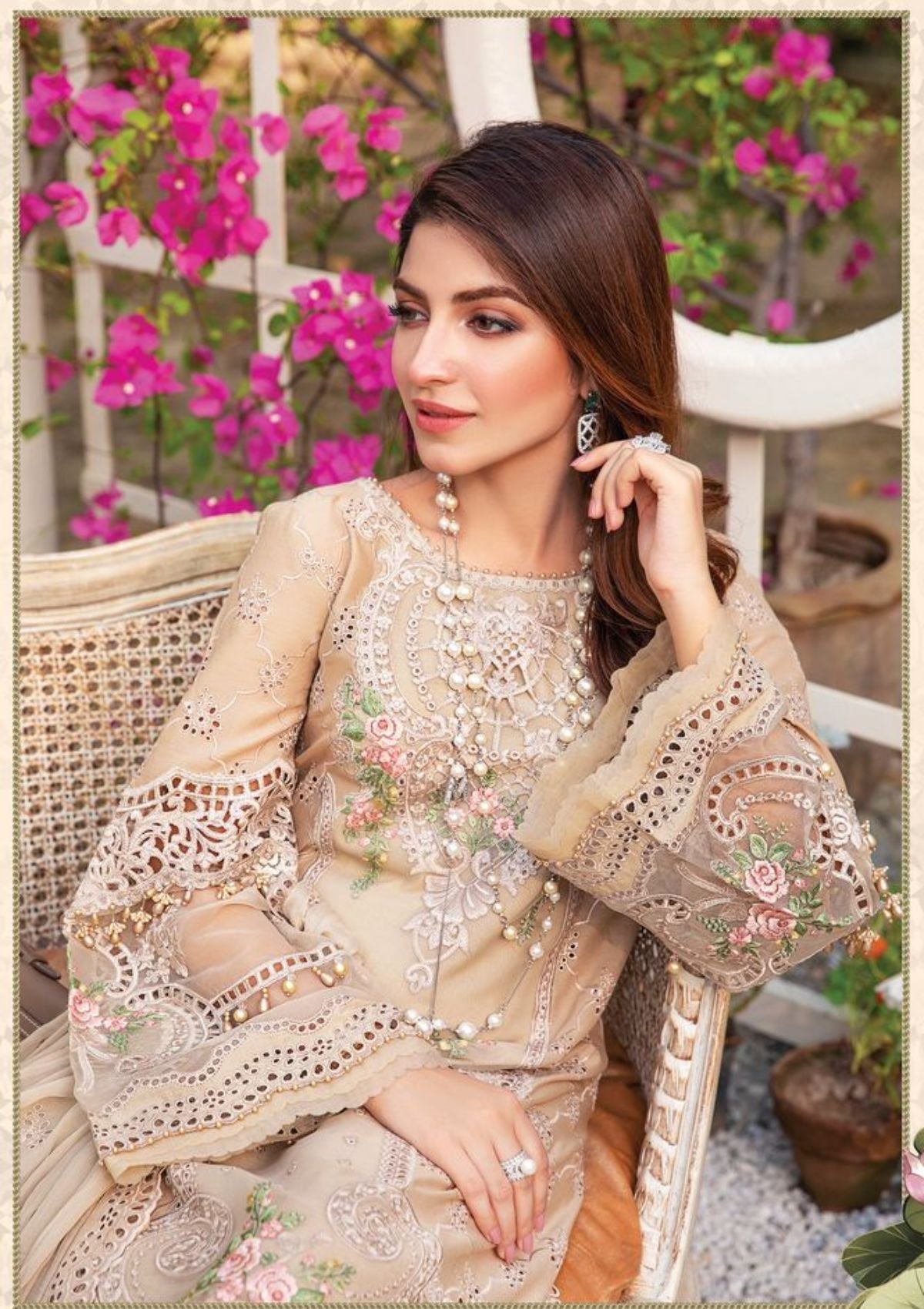 Lawn Collection - Maria B - Eid - D06 available at Saleem Fabrics Traditions