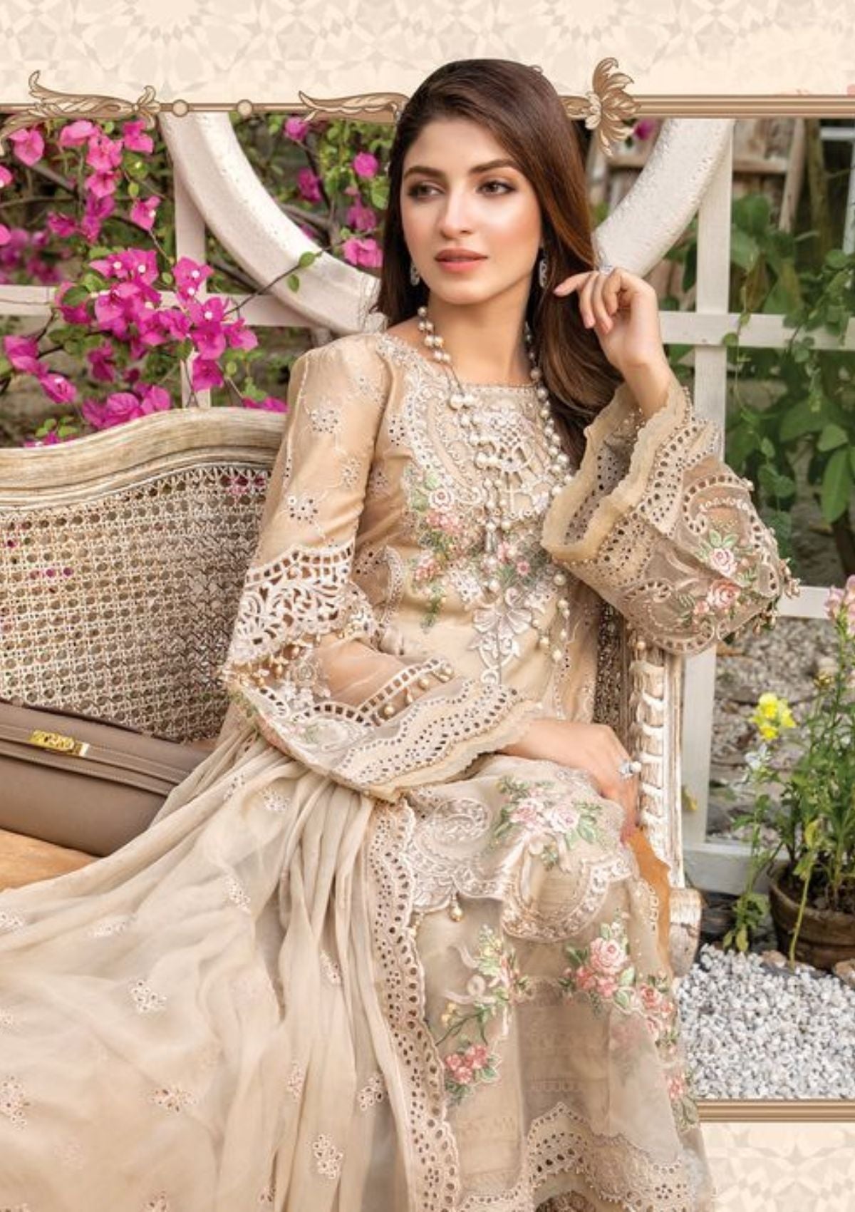 Lawn Collection - Maria B - Eid - D06 available at Saleem Fabrics Traditions
