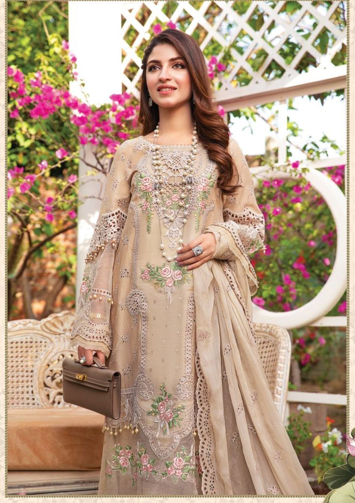 Lawn Collection - Maria B - Eid - D06 available at Saleem Fabrics Traditions