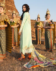 Lawn Collection - Mushq - Lawana - MSL#11 available at Saleem Fabrics Traditions