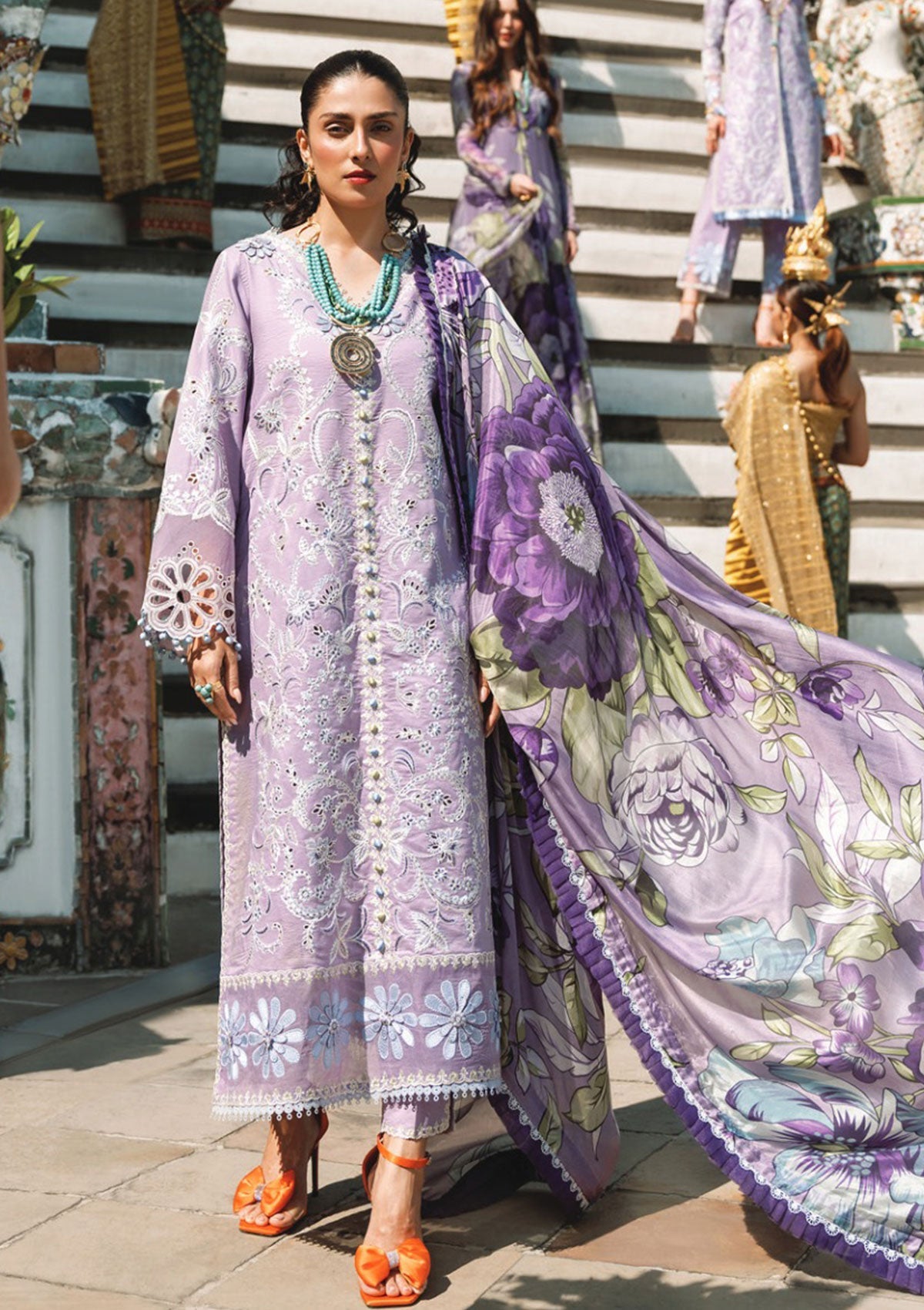 Lawn Collection - Mushq - Lawana - MSL#3 available at Saleem Fabrics Traditions