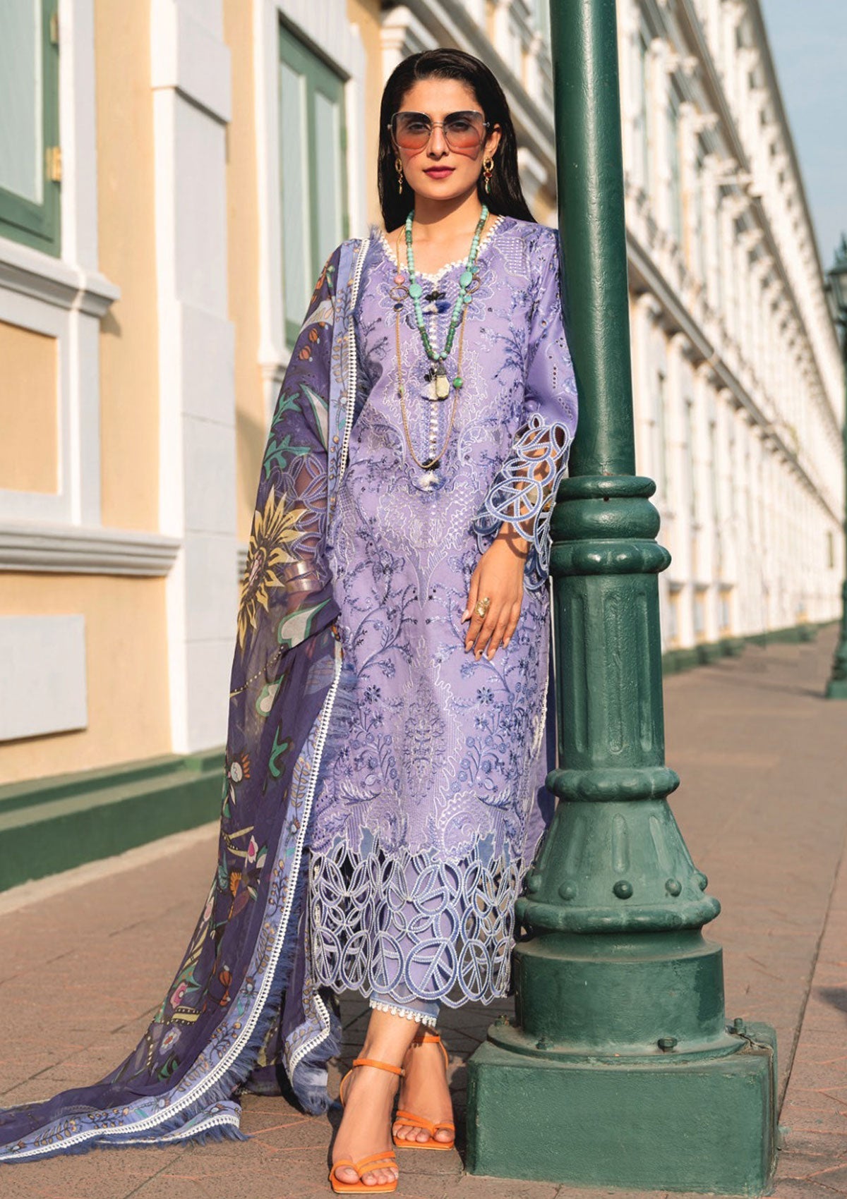 Lawn Collection - Mushq - Lawana - MSL#9 available at Saleem Fabrics Traditions