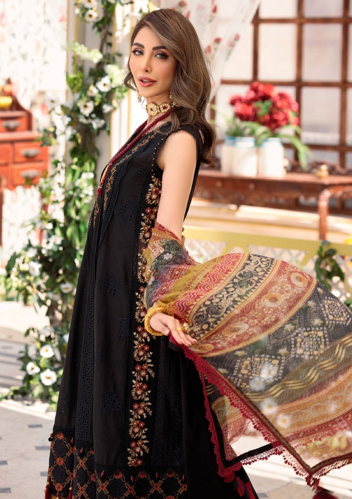 Lawn Collection - Noor - Saadia Asad - Eid - Chikankari - SA#6A available at Saleem Fabrics Traditions