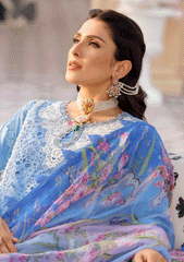 Lawn Collection - Noor - Saadia Asad - Eid - Laserkari - D#10 available at Saleem Fabrics Traditions