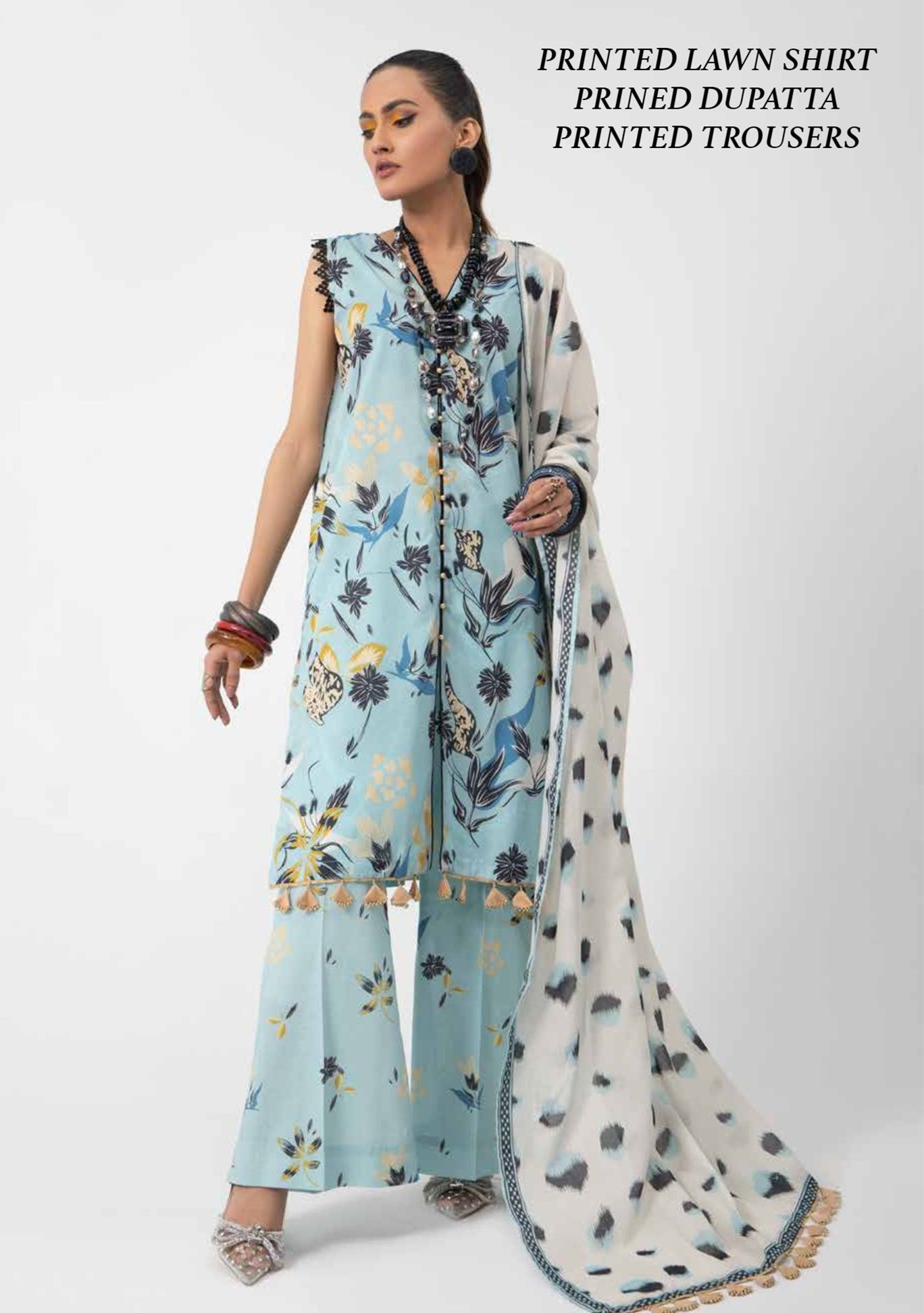 Lawn Collection - Paltar - Saanjh - PF#303 available at Saleem Fabrics Traditions