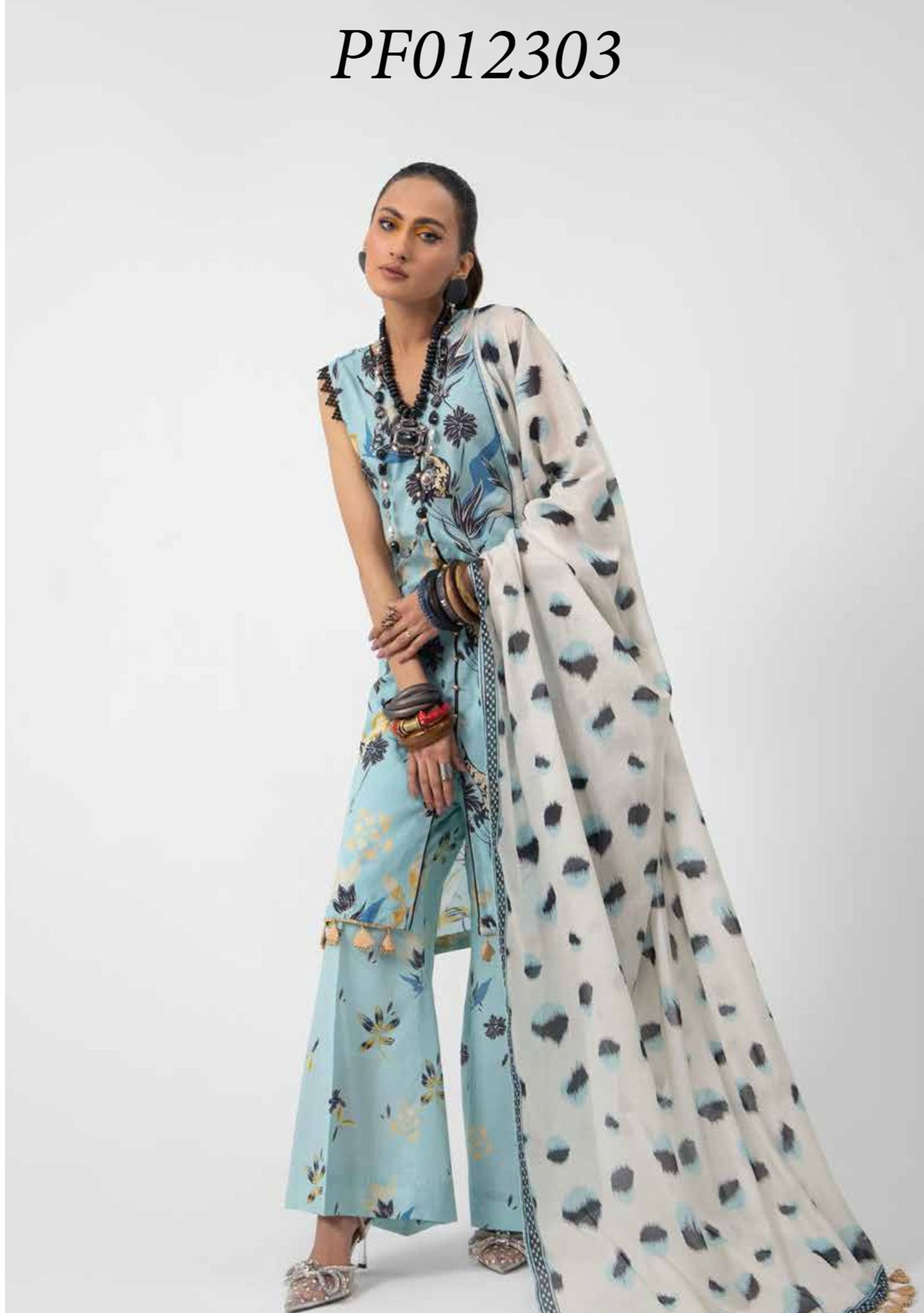 Lawn Collection - Paltar - Saanjh - PF#303 available at Saleem Fabrics Traditions