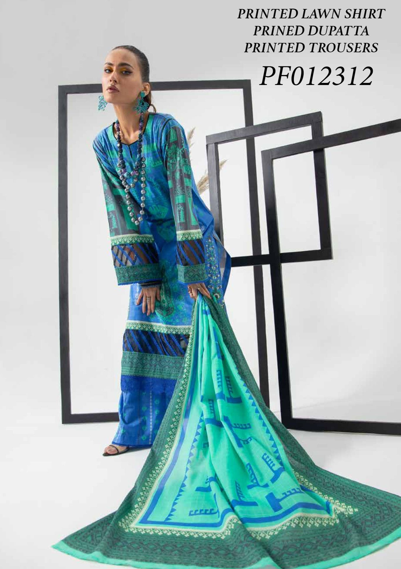 Lawn Collection - Paltar - Saanjh - PF#312 available at Saleem Fabrics Traditions