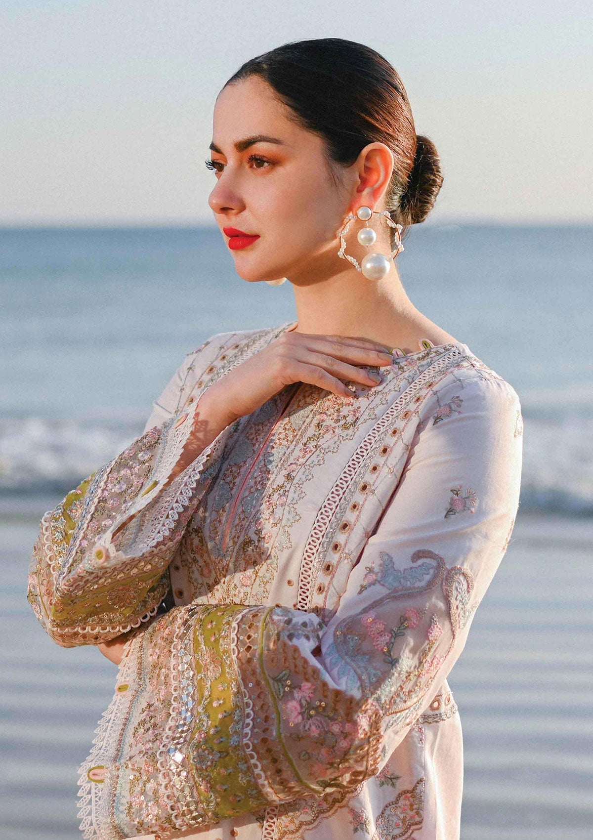 Lawn Collection - Qalamkar - Sahil - SP#14 available at Saleem Fabrics Traditions