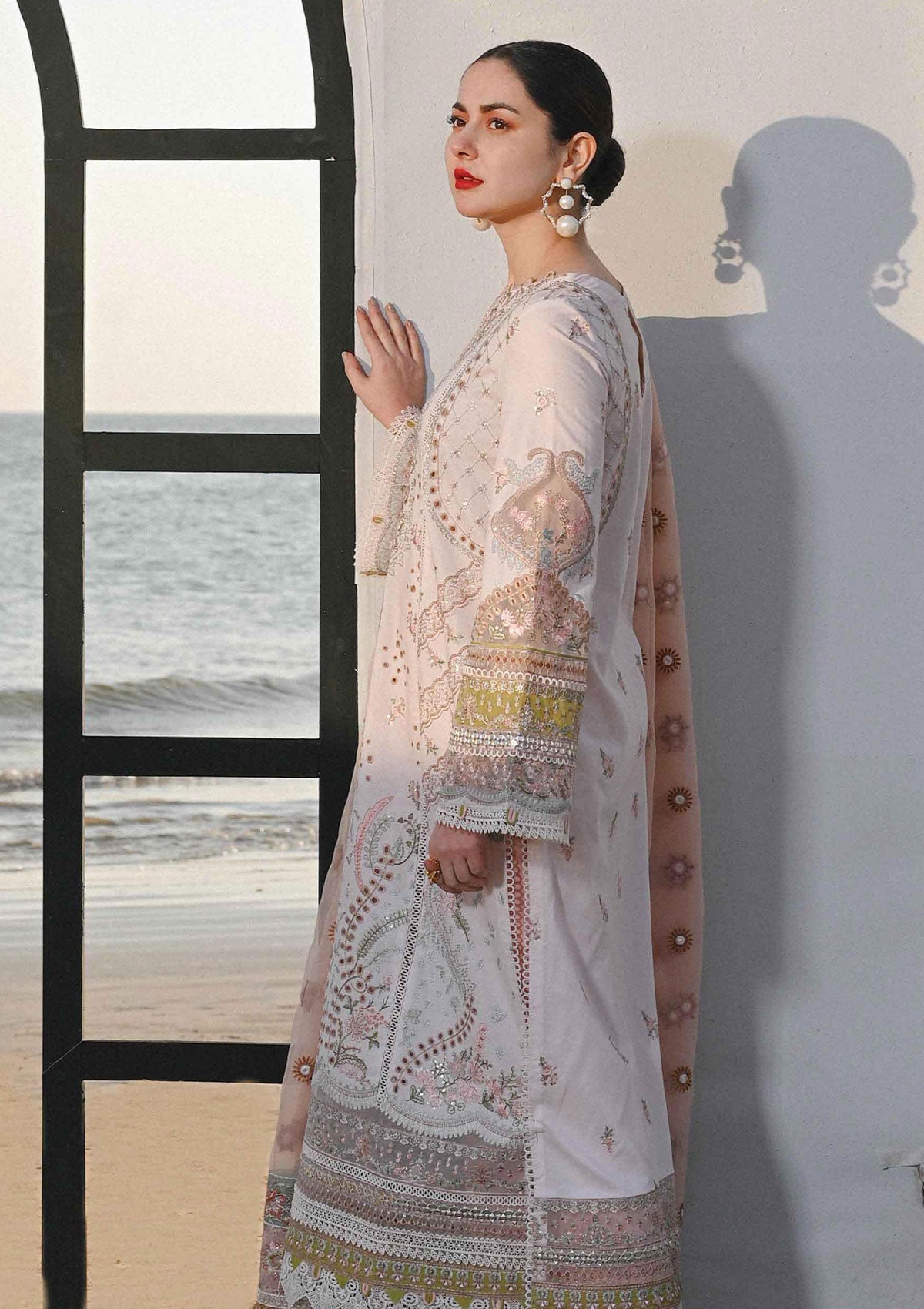 Lawn Collection - Qalamkar - Sahil - SP#14 available at Saleem Fabrics Traditions