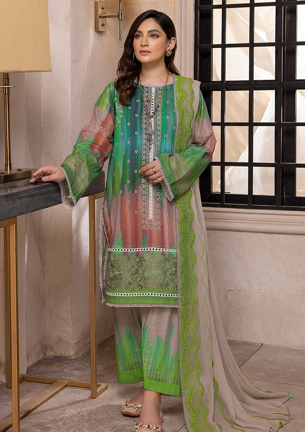 Lawn Collection - Qaus - Festive - Eid - QEE#07 by Saleem Fabrics PK