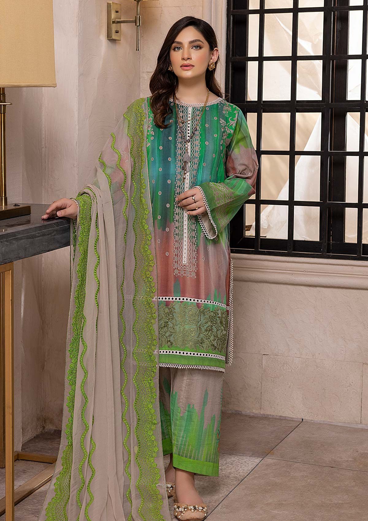 Lawn Collection - Qaus - Festive - Eid - QEE#07 by Saleem Fabrics PK