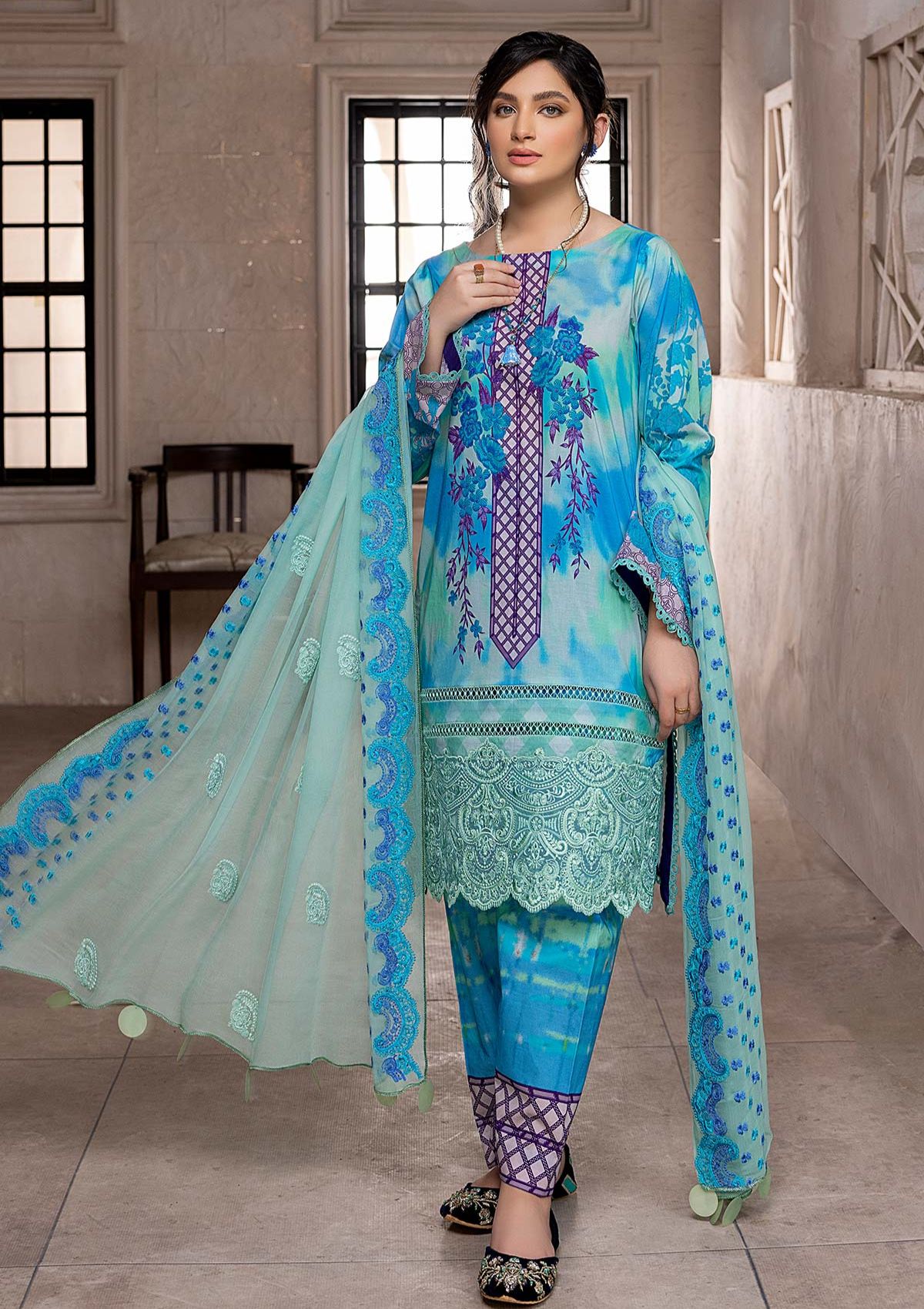 Lawn Collection - Qaus - Festive - Eid - QEE#10 available at Saleem Fabrics Traditions