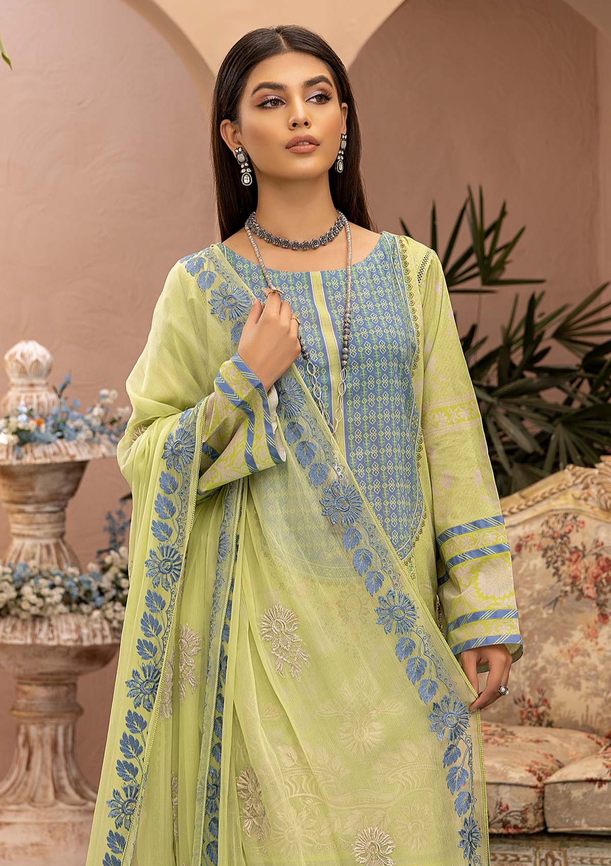 Lawn Collection - Qaus - Festive - Eid - QEE#12 available at Saleem Fabrics Traditions