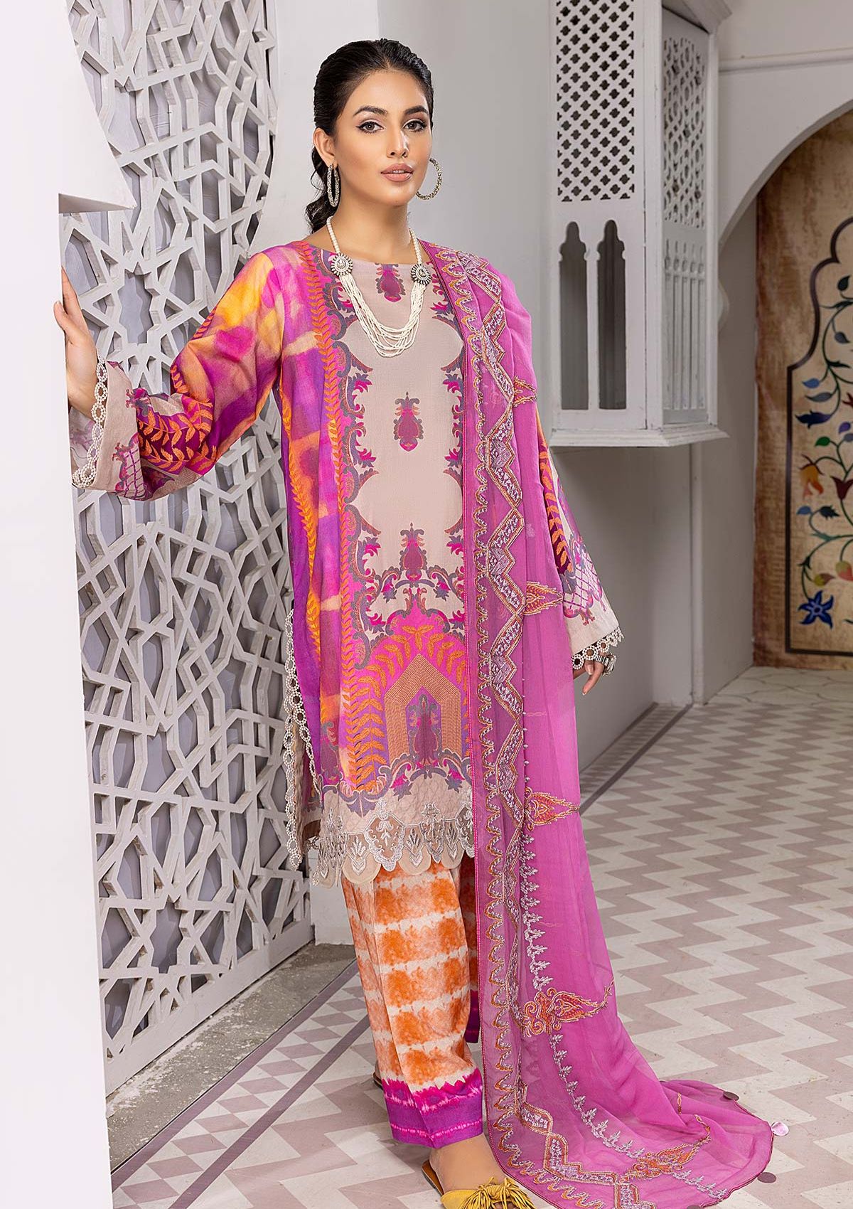 Lawn Collection - Qaus - Festive - Eid - QEE#13 available at Saleem Fabrics Traditions