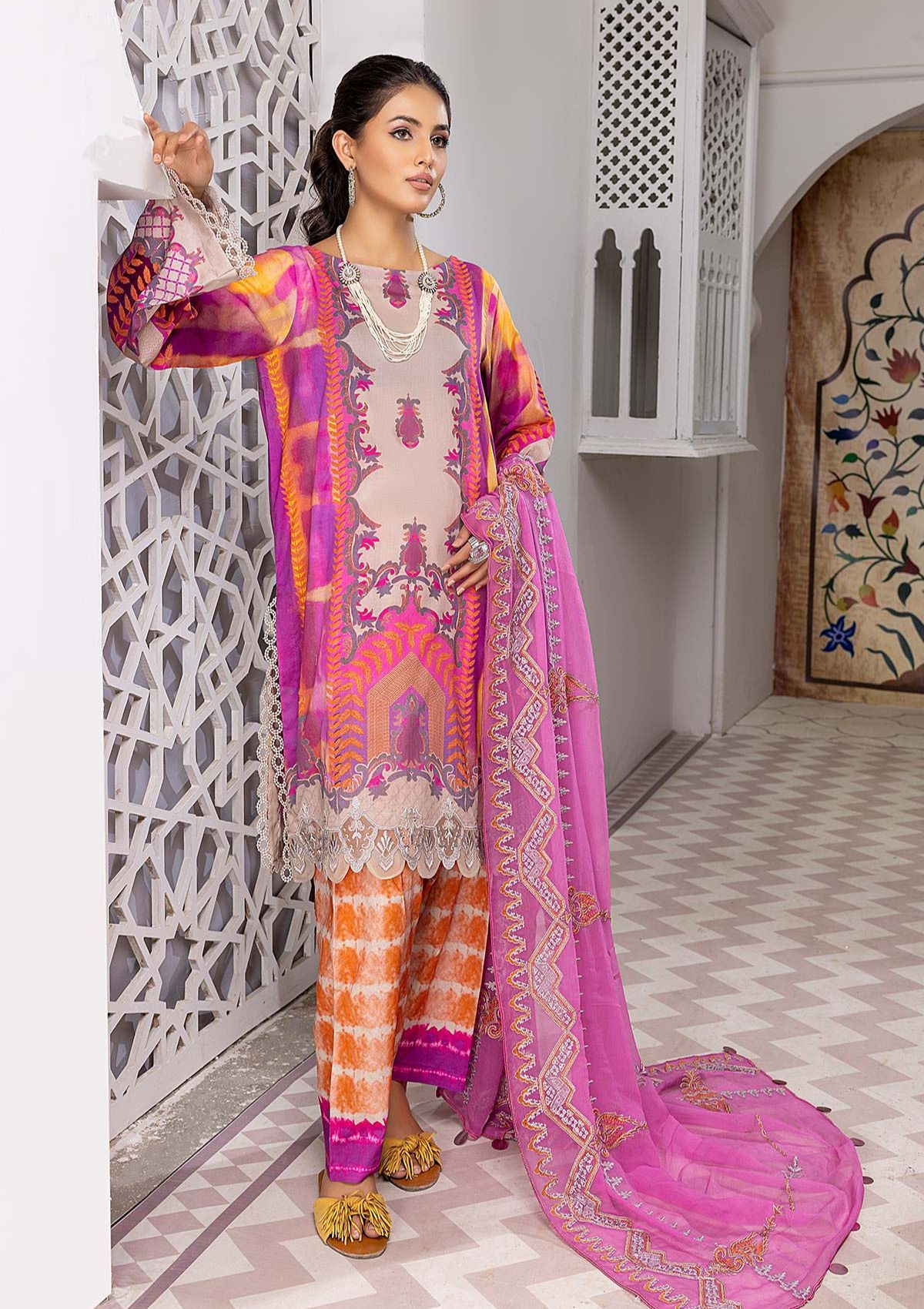 Lawn Collection - Qaus - Festive - Eid - QEE#13 available at Saleem Fabrics Traditions