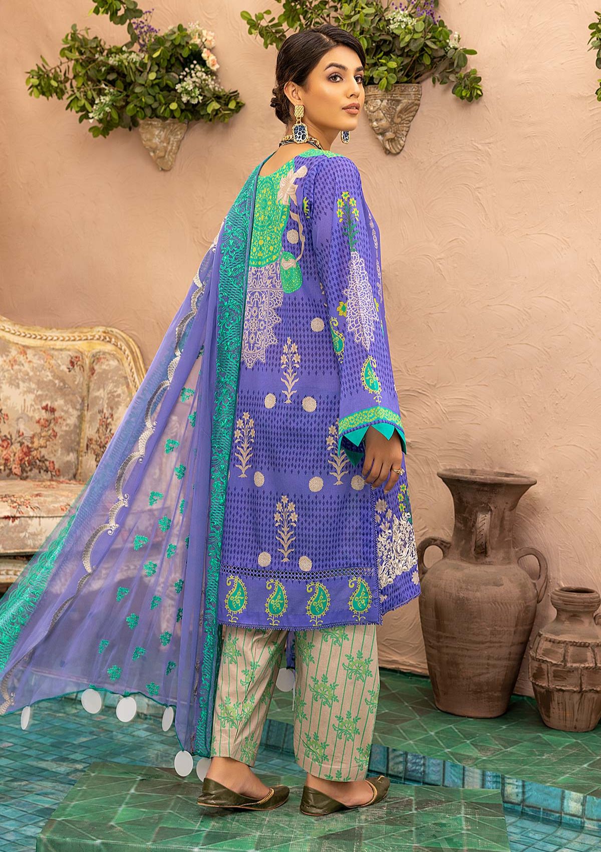 Lawn Collection - Qaus - Festive - Eid - QEE#15 available at Saleem Fabrics Traditions