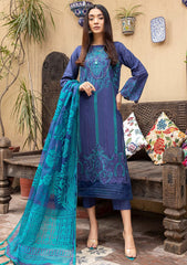 Lawn Collection - Qaus - Signature Series - V-01 - QAS#4 available at Saleem Fabrics Traditions