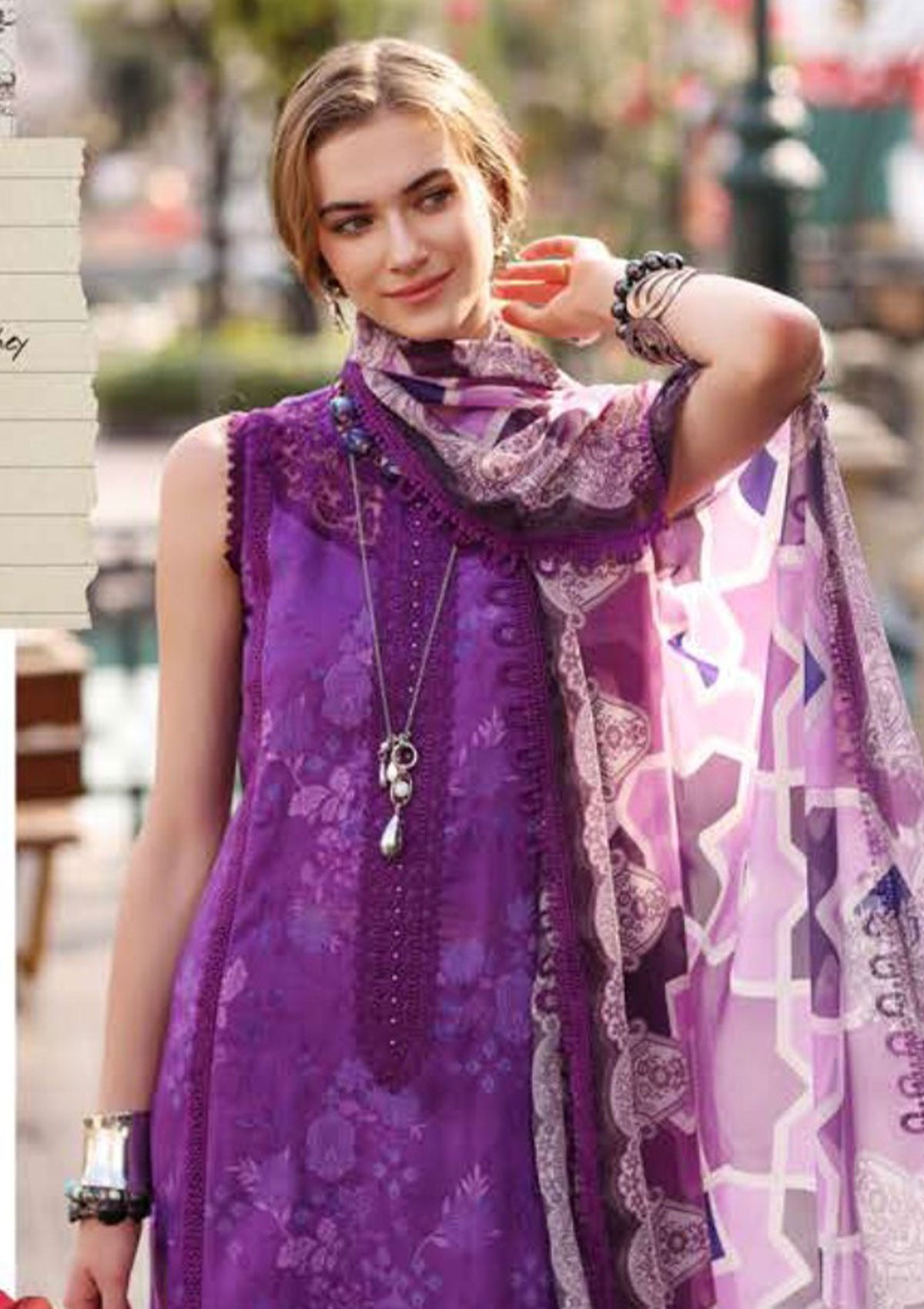 Lawn Collection - Saadia Asad - Luxe Printkari - SLP#4A available at Saleem Fabrics Traditions