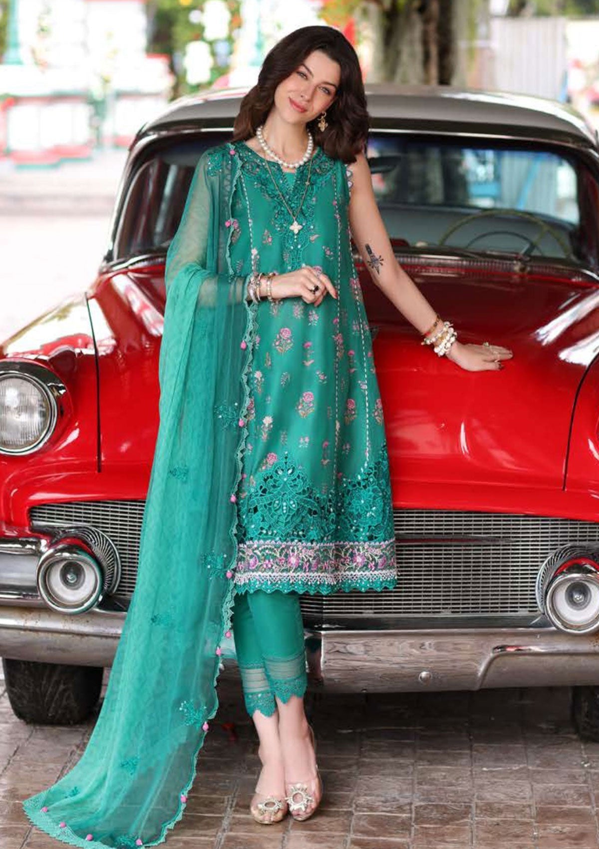 Lawn Collection - Saadia Asad - Luxe Printkari - SLP#6B available at Saleem Fabrics Traditions