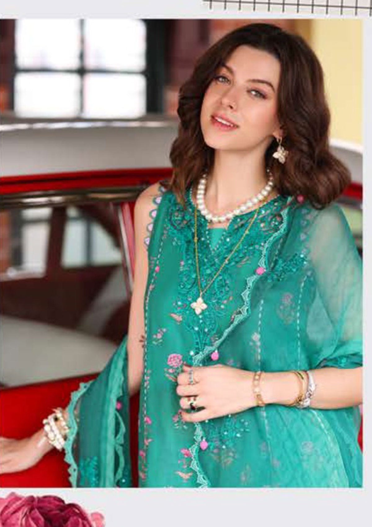 Lawn Collection - Saadia Asad - Luxe Printkari - SLP#6B available at Saleem Fabrics Traditions