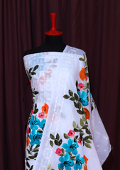 Lawn Collection - Rubaaiyat - Embroidered - Hand Print - RHP#1N