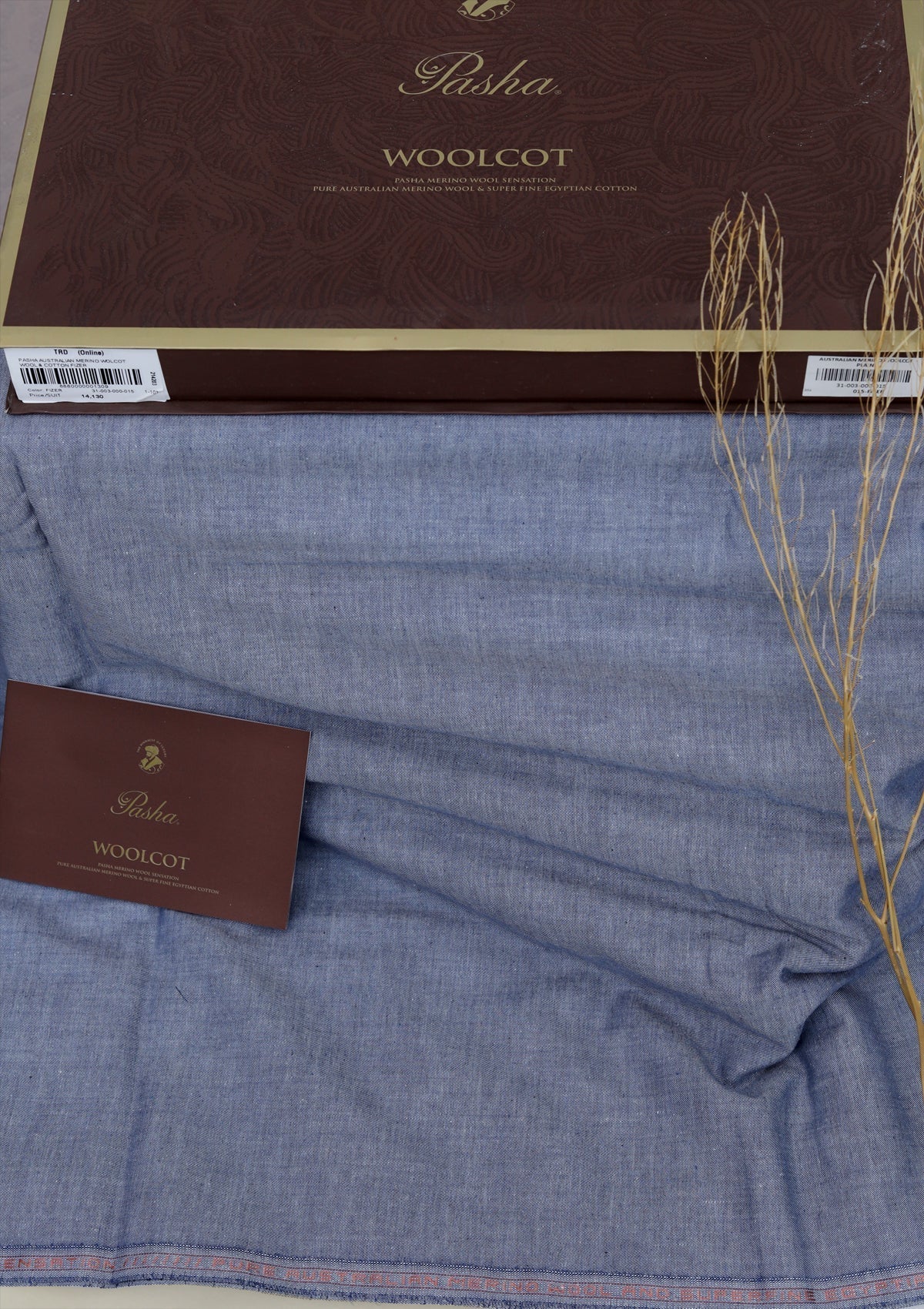 Pasha Australian Merino Woolcot Color#015 (Fizer) available at Saleem Fabrics Traditions