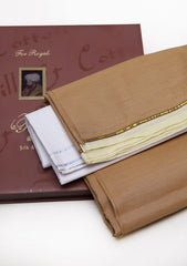 Pasha Fancy Silcot D#012 (Glamour Gold) available at Saleem Fabrics Traditions