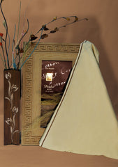 Pasha Fancy Silcot D#(C Golden) available at Saleem Fabrics Traditions