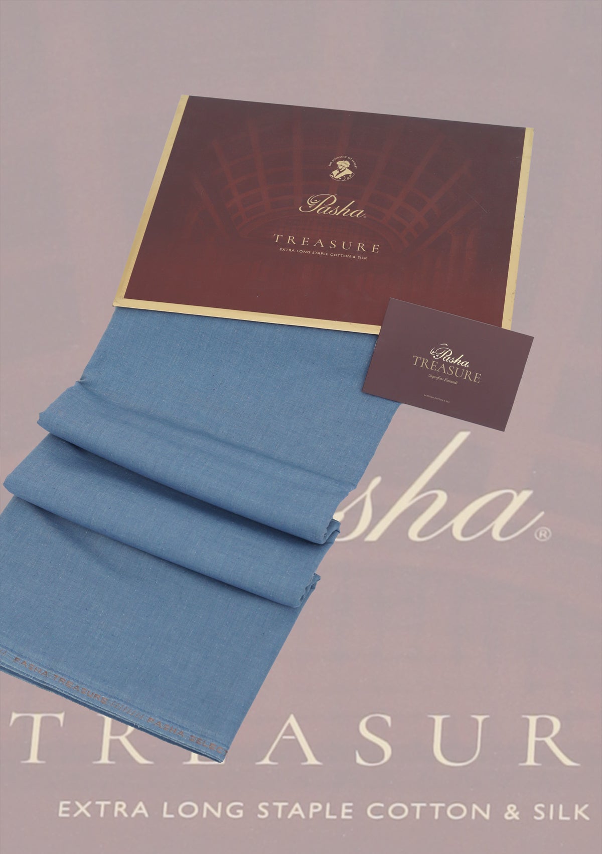 Pasha Treasure Superfine Color# 074 (Hague) available at Saleem Fabrics Traditions