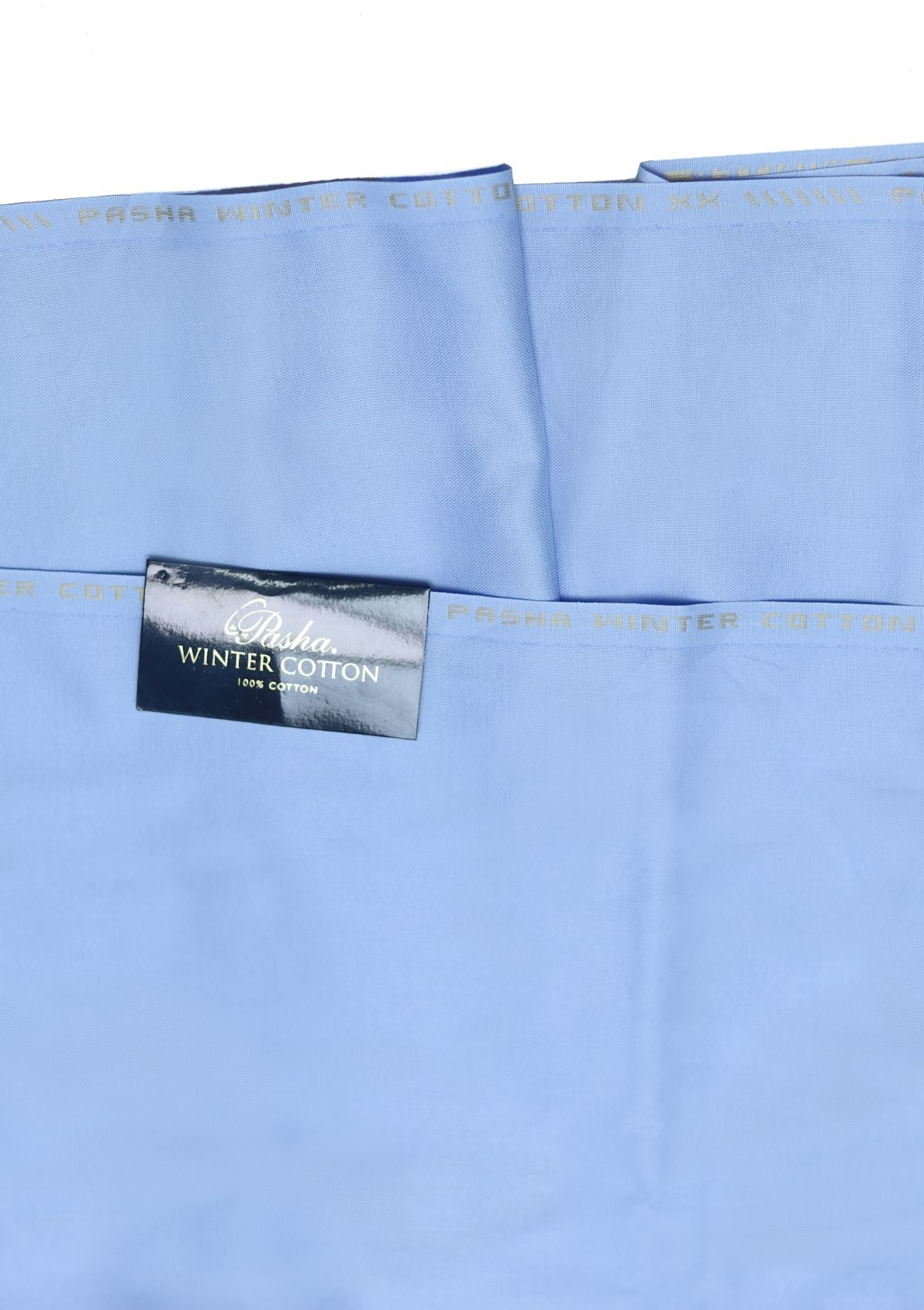 Pasha Winter Cotton Color# 157-Start Blue available at Saleem Fabrics Traditions