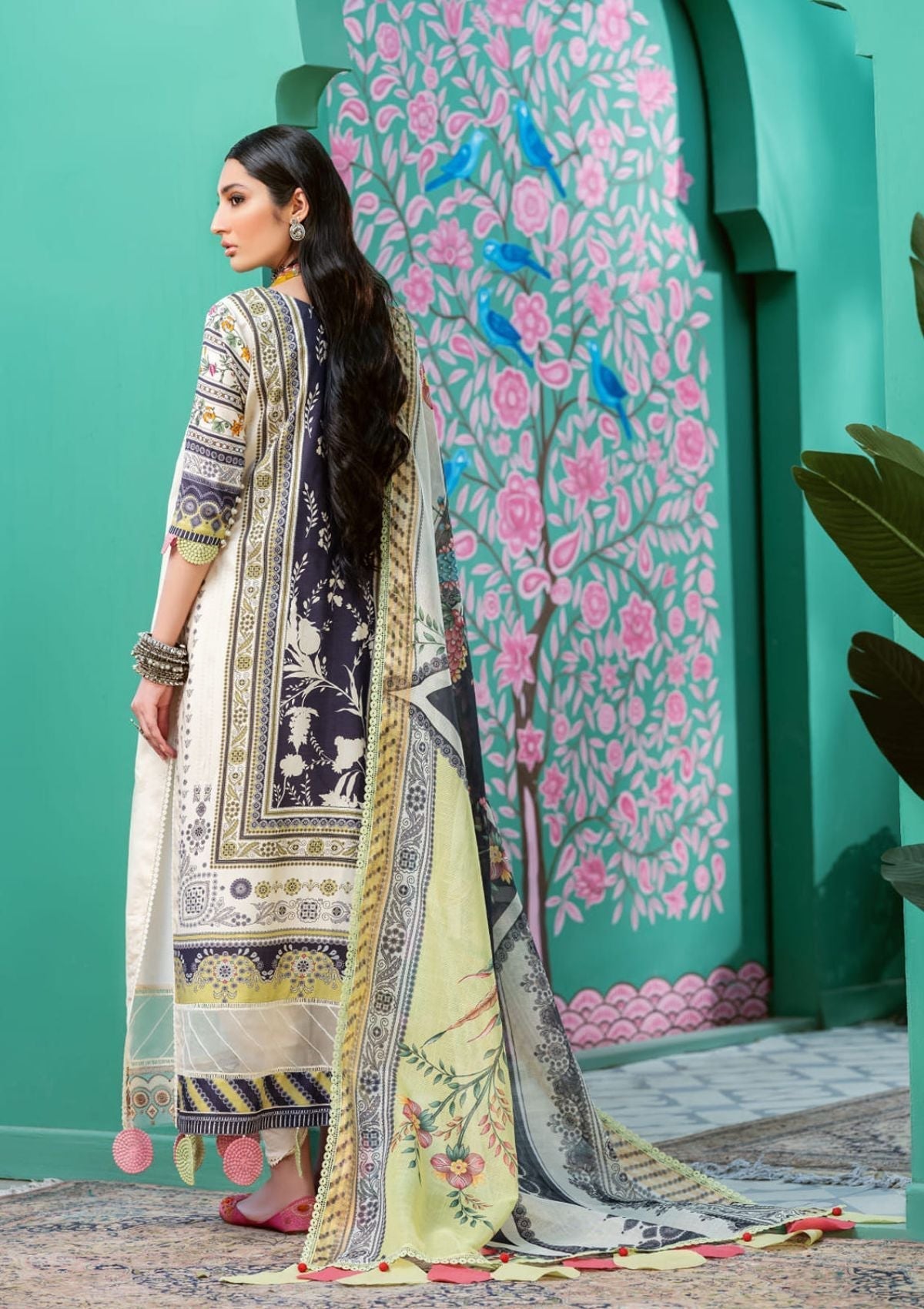 Summer Dress - Kinaar - Khawab - SAREH - KH#04 available at Saleem Fabrics Traditions