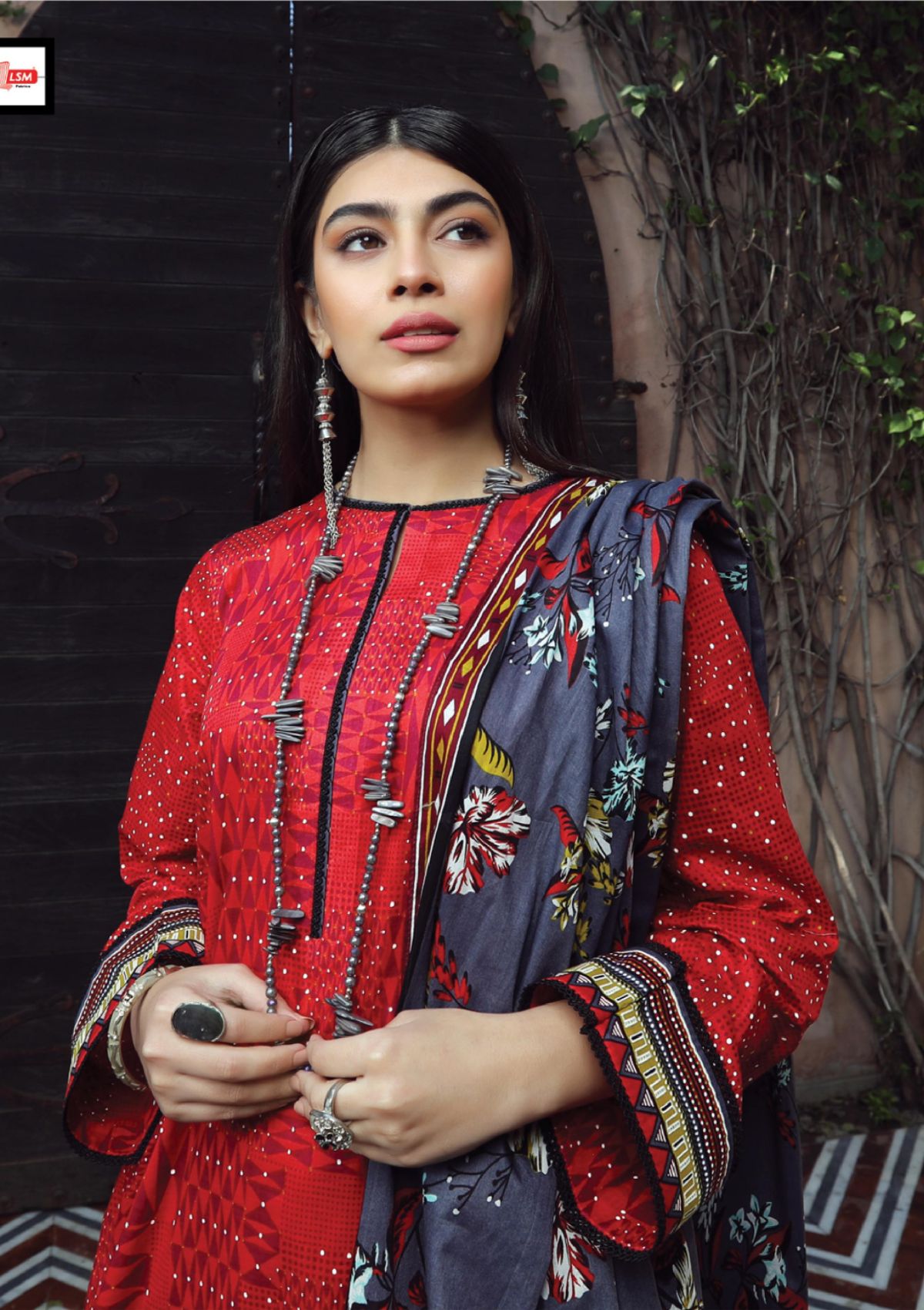 Summer Dress - Lakhany - Komal - Prints - KP#2022A available at Saleem Fabrics Traditions