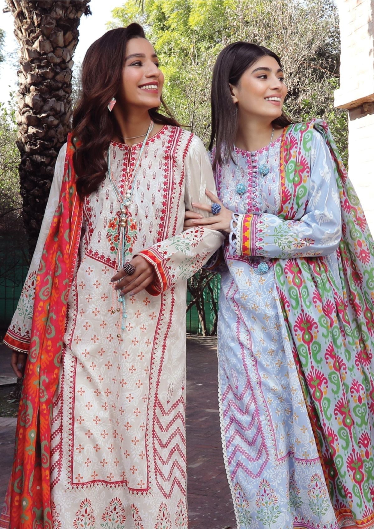 Summer Dress - Lakhany - Komal - Prints - KP#2023A available at Saleem Fabrics Traditions