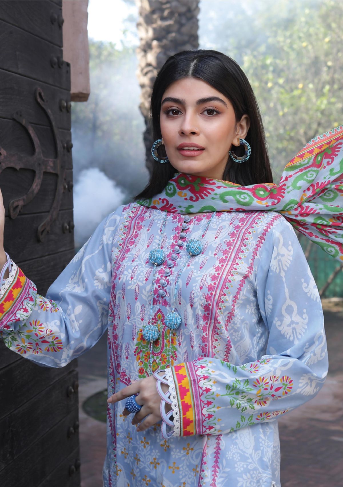 Summer Dress - Lakhany - Komal - Prints - KP#2023B available at Saleem Fabrics Traditions