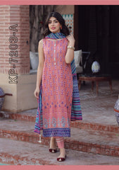 Summer Dress - Lakhany - Komal - Prints - KP#7203A available at Saleem Fabrics Traditions