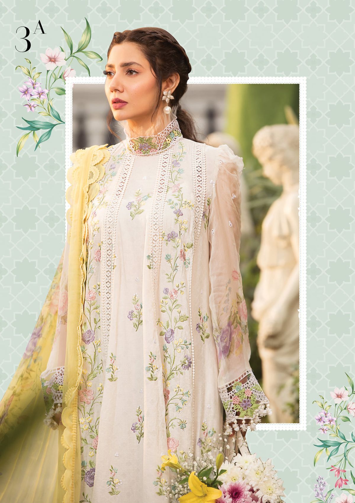 Summer Dress - Maria B - Mein Teri Aan - D#03A available at Saleem Fabrics Traditions