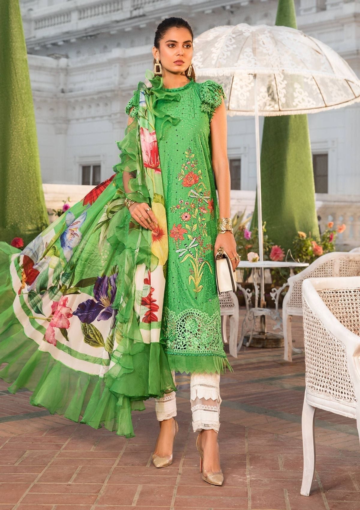 Summer Dress - Maria B - Mein Teri Aan - D#07B available at Saleem Fabrics Traditions