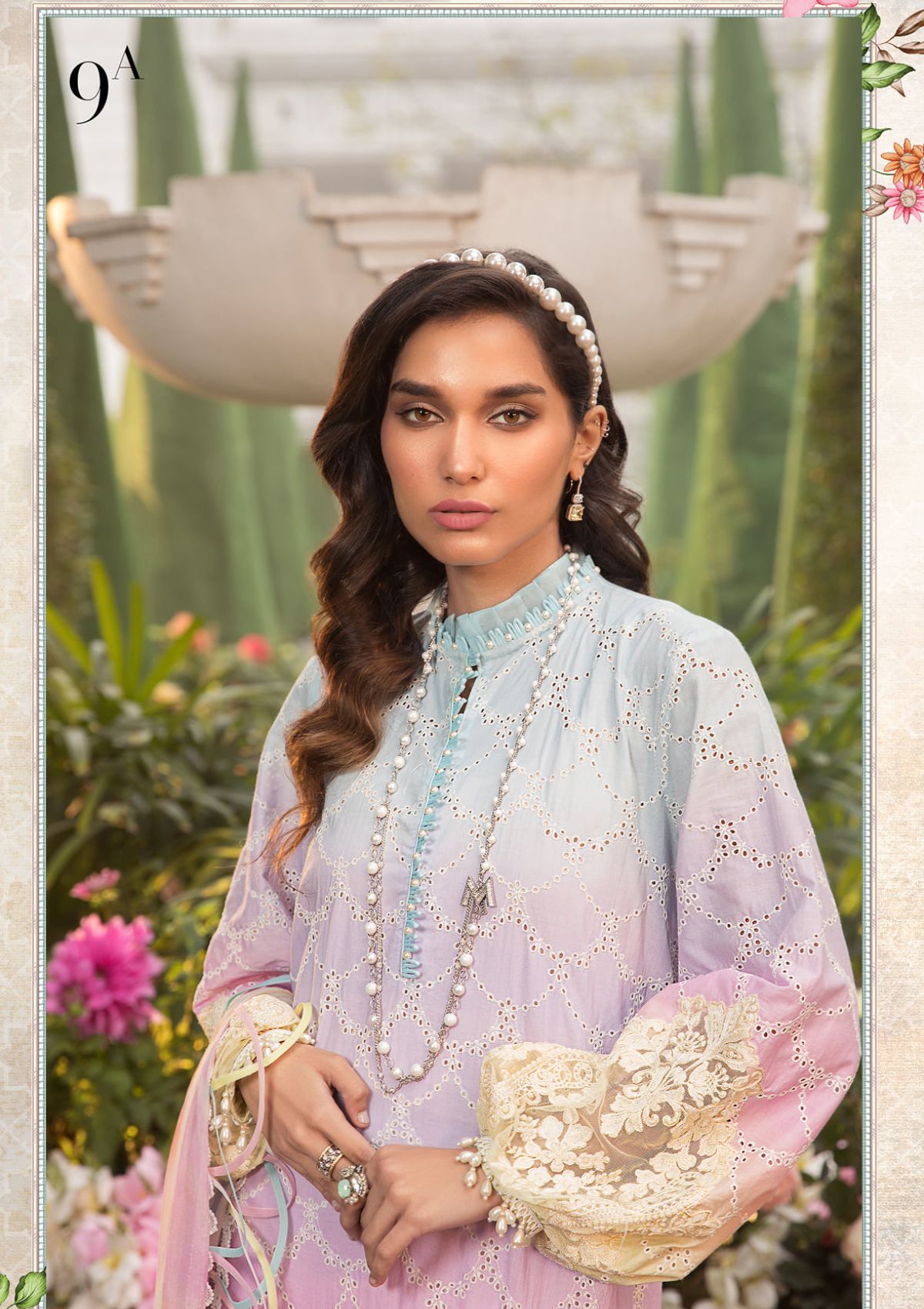 Summer Dress - Maria B - Mein Teri Aan - D#09A available at Saleem Fabrics Traditions