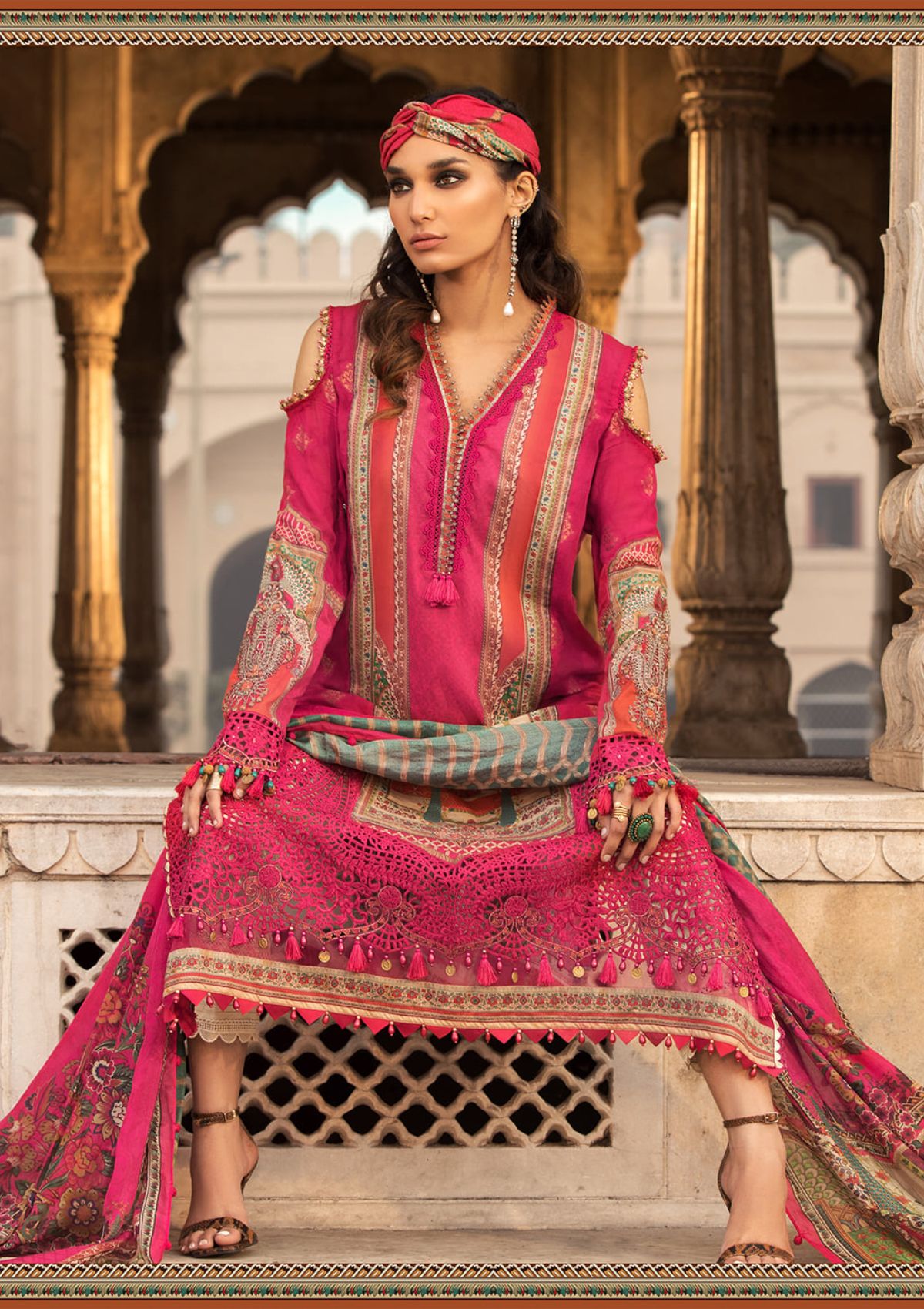 Summer Dress - Maria B - Mein Teri Aan - D#13B available at Saleem Fabrics Traditions