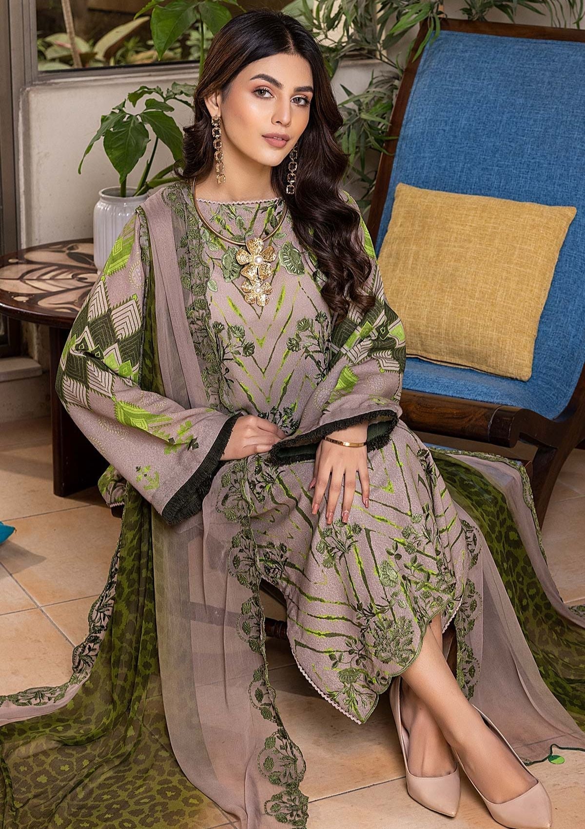 Summer Dress - Qaus - Aghaz-e-Nau -Vol-1 QKR#03 available at Saleem Fabrics Traditions