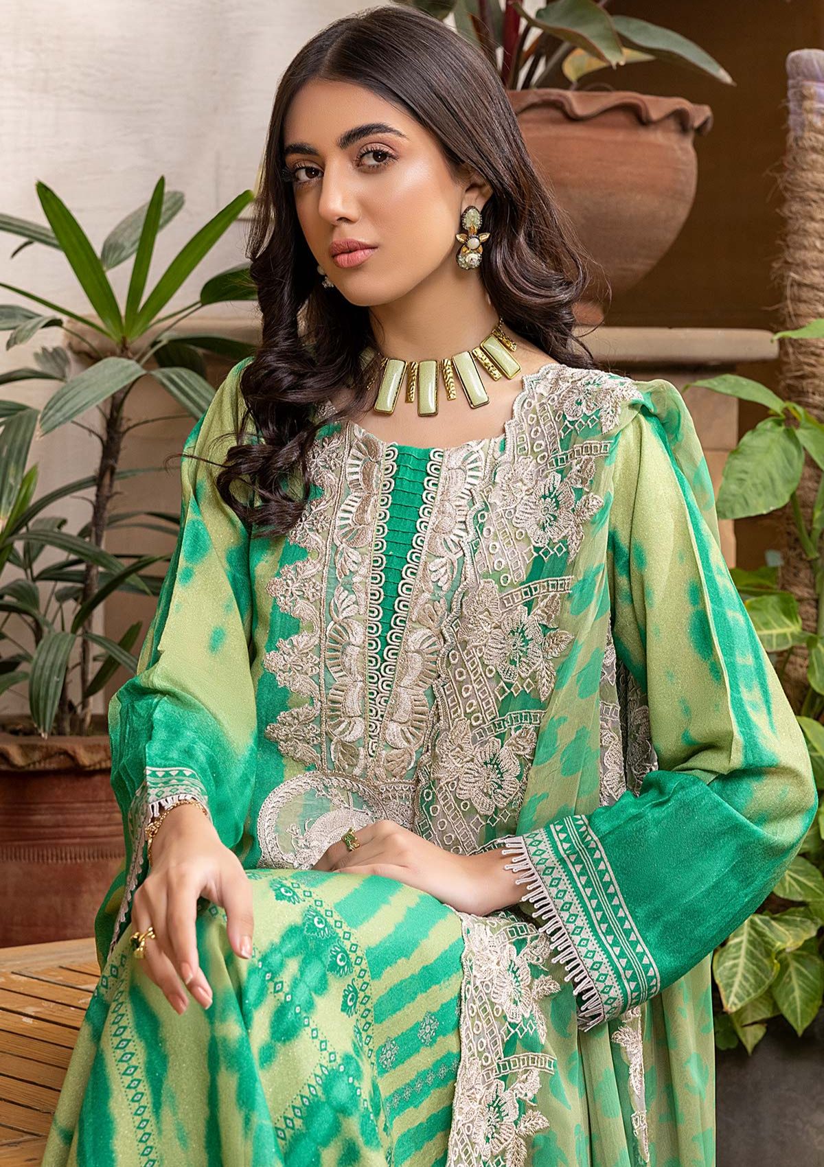 Summer Dress - Qaus - Aghaz-e-Nau -Vol-1 QKR#05 available at Saleem Fabrics Traditions
